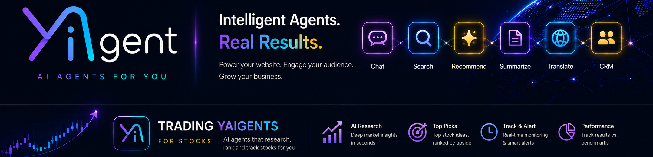 Yaigent AI agents for your website
